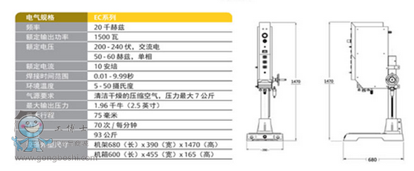 EC系列超聲波塑料焊接機(jī)